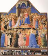 Fra Angelico The Coronation of the Virgin (mk05) Spain oil painting artist